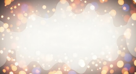 Delicate and elegant bokeh background with a light and airy feel creating a festive atmosphere