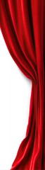 Red Curtain Drape
