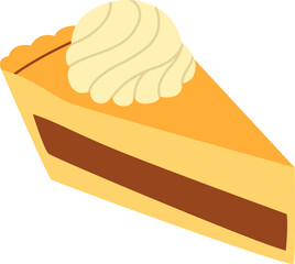 vector illustration of a delicious cake