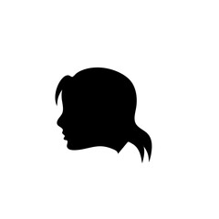Woman face logo icon