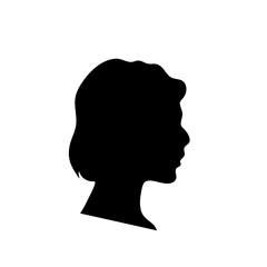 Woman face logo icon