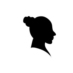 Woman face logo icon