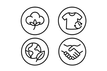 Sustainable practices in clothing production emphasize eco-friendly materials and ethical partnerships