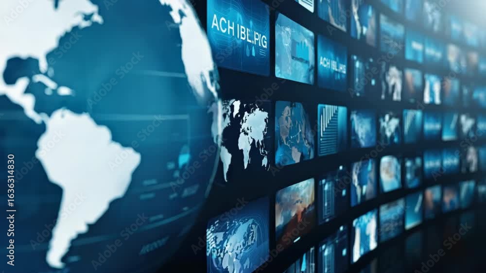 Poster delve into captivating multimedia presentations showcasing various global topics through engaging di