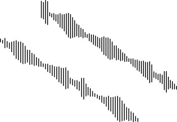 The image shows a stylized representation of a sound wave, likely an audio visualization.
