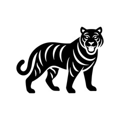 tiger logo vector line art
