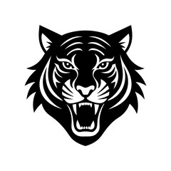 tiger logo vector line art