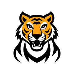 tiger mascot graphic vector art