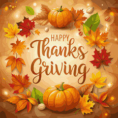  Thanks giving day template design