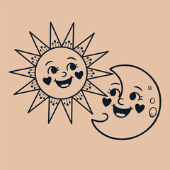 Minimal sorriest smile face doodle shape art hand-drawn emoticon vectors for scrapbook and branding design