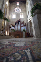 Trani - Puglia - Interior of Trani Cathedral - The majestic and imposing organ