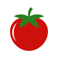 tomato logo isolated tomato on white background