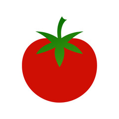 tomato logo isolated tomato on white background