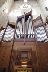 Trani - Puglia - Interior of Trani Cathedral - The majestic and imposing organ