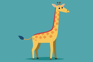 Obraz premium giraffe cartoon illustration
