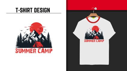 Feel the adventure calling with our Summer Camp tee &ndash; perfect for nature lovers and explorers at heart