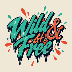 vector illustration of a graffiti