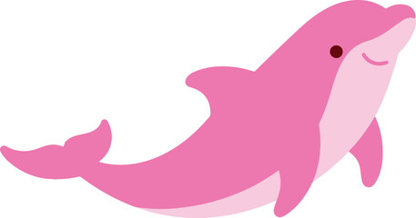 Pink amazon river dolphin art