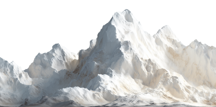 White mountain peaks show rugged texture with soft shadows, ideal as a wallpaper, backdrop, or for scenic posters and presentations.