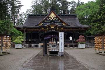 shinto temple (osaki hachiman-gu) in sendai in japan 