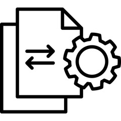 Execution Plan line icon