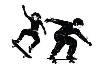 Obraz premium Silhouette of a soccer player kicking a ball during a match, dynamic action shot sports silhouette