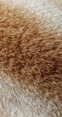 Close-up view of a soft, textured fur