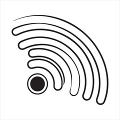 The Future of Wireless Connectivity, a Sleek and Modern Wi-Fi Symbol with Glowing Lines and a Digital Aesthetic