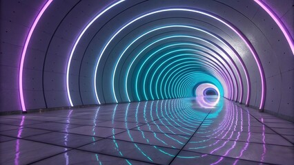 High resolution abstract 3D visualization of glowing lavender and aquamarine trading lines spir, showing vibrant trading energy flow in futuristic digital style