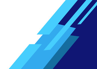 Modern abstract background featuring geometric shapes in shades of blue and white.