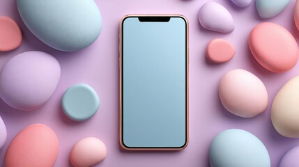 Minimalist screen frame, side view, flat-lay, bare chat elements, clean design