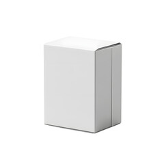 Naklejka premium Elegant White Cardboard Packaging Mockup for Branding and Product Display