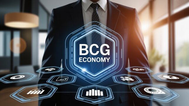 BCG Economy and Corporate Strategy, emphasizing business growth and market competitiveness