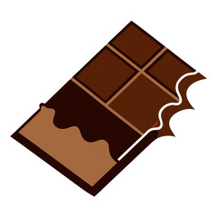 chocolate bar vector illustration