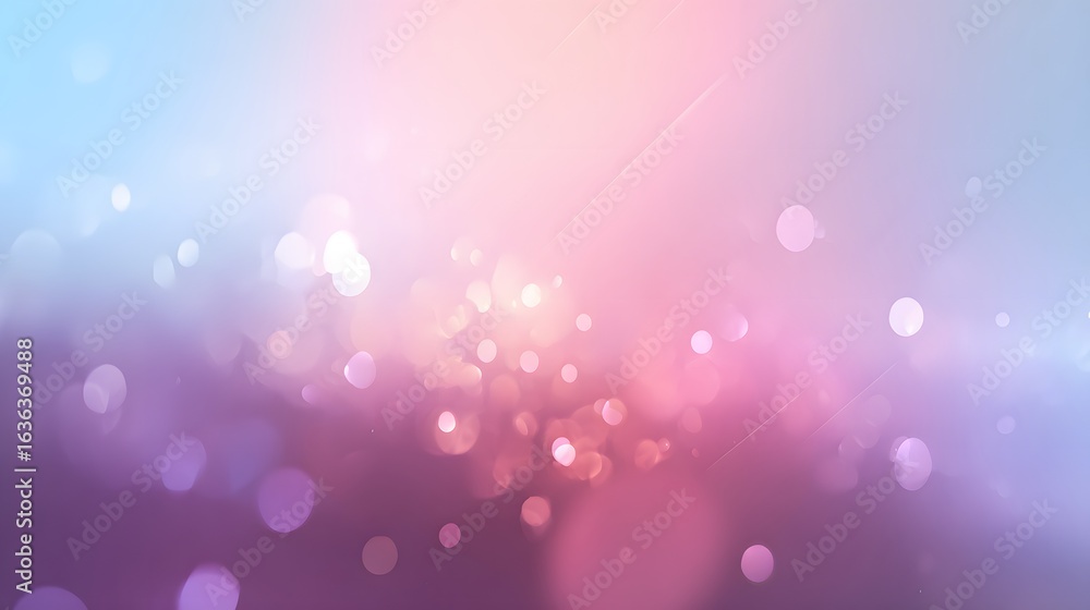 Poster abstract background with soft, pastel colors and bokeh.