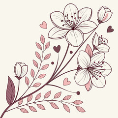 vector floral background