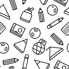 seamless background with cosmetics