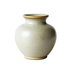 simple ceramic vase with rounded shape and speckled finish, perfect for displaying flowers or as decorative piece. Its neutral color complements various decor styles