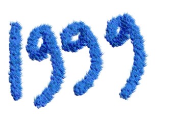 Number 1992 decoration