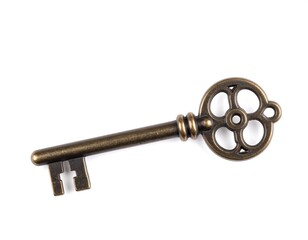Antique key, ornate design