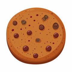 Fototapeta premium Großer Schokokeks mit Schokostückchen