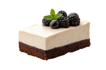 Sweet Indulgence: A close-up shot of a delectable dessert, boasting a rich, creamy topping and luscious toppings, presented in a photorealistic manner that appeals to all senses.