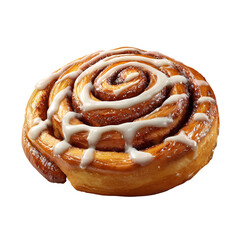 Fototapeta premium Delicious Cinnamon Roll Sweet Treat Bakery Pastry