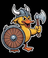 Viking Rubber Duck Funny Norse