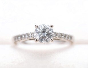 Fototapeta premium Close-up of a diamond ring (1)