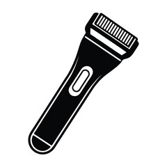 a black and white illustration of a razor.