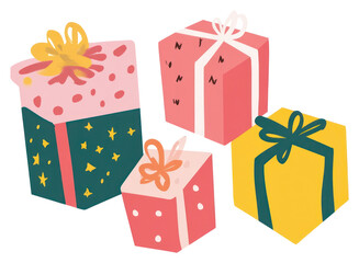 PNG Gift box celebration decorative.