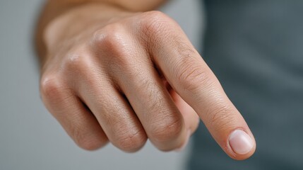 Elegant close-up of a hand with beautifully manicured nails indoor setting macro photography focus...