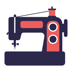 Sewing Machine Icon Minimalist Design