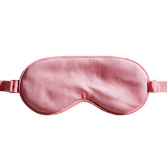 Pink silk sleep mask comfortable rest relaxation